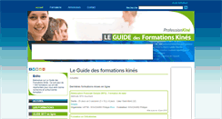 Desktop Screenshot of guideformationkine.com
